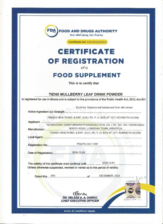 MULBERRY POWDER DRINK